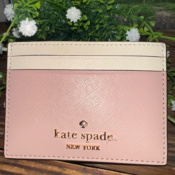 kate spade Handbags - Madison Small Slim Card Holder~ Rose Smoke Multi~ NWT